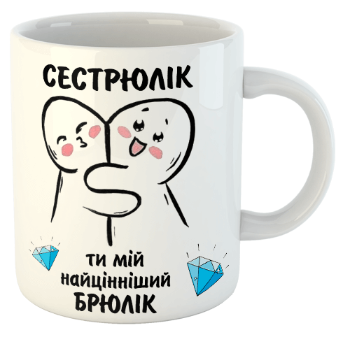 изображение заказать чашку с принтом - Сестрюлік