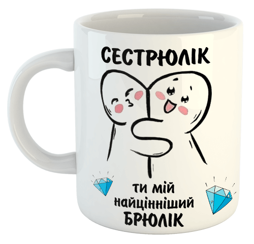 изображение заказать чашку с принтом - Сестрюлік
