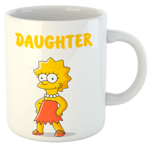 изображение заказать чашку с принтом - The Simpsons DAUGHTER