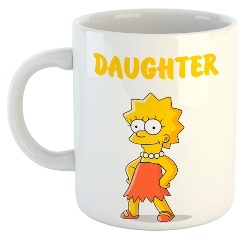 изображение заказать чашку с принтом - The Simpsons DAUGHTER
