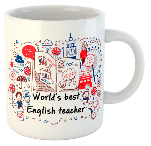изображение заказать чашку с принтом - World's best English teacher