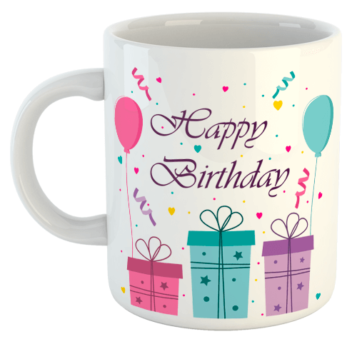 изображение заказать чашку с принтом - Happy Birthday