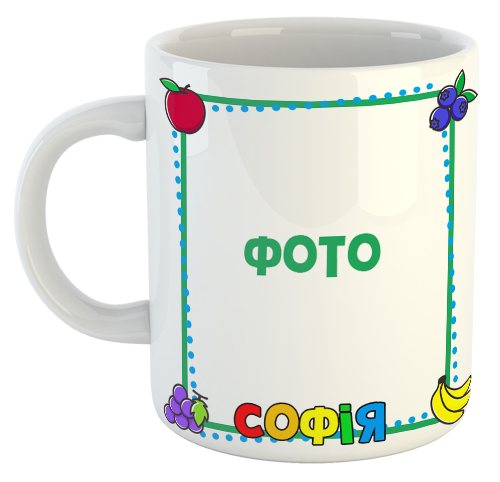 изображение заказать чашку с принтом - Таблиця множення (з фото та іменем)